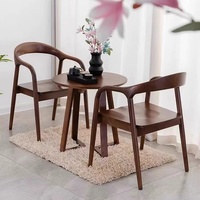 Chaise de salle à manger nordique en bois massif, simple et naturelle, pour usage domestique, fauteuil Hiroshima Shumeite, ensemble de chaises de bureau avec rembourrage doux