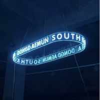 Enseigne néon LED personnalisée en acrylique à suspendre au mur/plafond avec indice de protection IP66 et durée de vie de 30 000 heures pour la publicité, les mariages, les bars et les événements