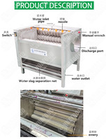 Suikerriet Schrapen Huid Dunschiller Machine Suikerriet Schrapen Huid Dunschiller Machine Radijs Borstel Reinigingsmachine