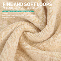Stock Barber Salon Towels 100% Cotton Highly Absorbent Antimicrobial Quick-Dry Eco-Friendly Easy Clean Brown Black Color