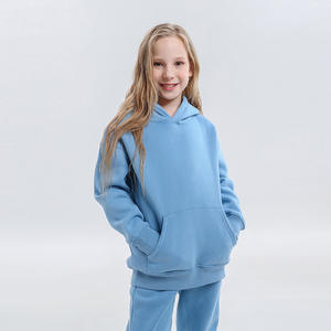 Pull à Capuche de Haute Qualité pour Enfants 95% Polyester Sweat Polaire Unisexe Garçons Filles Vêtement d'Hiver Vierge avec Logo Personnalisé - Product Image 5