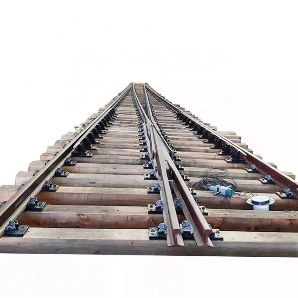 Rail Track Turnout Steel Rail Switch Railway Construction Turnout Railway For Sale