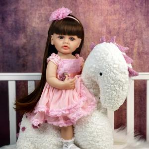 Bambola realistica neonata 55cm ragazza spagnola ai dialoghi vocali interattivi intelligenti rinascita bambole giocattoli per bambini - Product Image 2