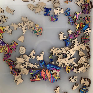 Cadeaux mystérieux Pièces de <span class=keywords><strong>puzzle</strong></span> de forme unique personnalisées <span class=keywords><strong>Puzzle</strong></span> en <span class=keywords><strong>bois</strong></span> <span class=keywords><strong>3D</strong></span> multi-tailles pour enfants et adultes - Product Image 5