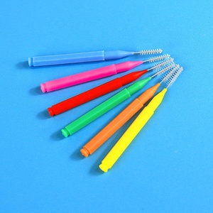 Commercio all'ingrosso della fabbrica di Nylon spazzole interdentali Private Label Gum Care dentaria pulizia dei denti per adulti - Product Image 5