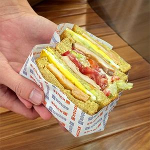 Customized Eco-Friendly Biodegradable Disposable Grease Proof Single-Sided Sandwich Rice Ball Food Grade Packaging <b>Paper</b> - Product Image 5