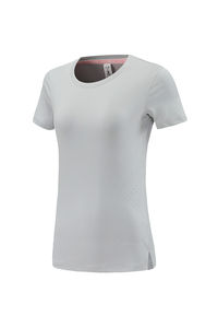Kaos Yoga Wanita Spandex Nylon Polyester Stretch Lengan Pendek Cepat Kering untuk Olahraga Gym Fitness dengan Logo Custom - Product Image 2