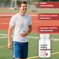 VitaHall Prix de gros 400MG Coenzyme Q10 Complément alimentaire pour adultes Capsules de qualité alimentaire pour la santé du cœur et du cerveau