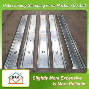 Hebei Liming <span class=keywords><strong>CW100</strong></span> Knauf Super Magnum Trockenbau-Profile Ständerprofil-Schienen-Rollformmaschine - Product Image 6
