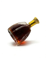 Bouteille en verre carrée certifiée alimentaire avec bouchon et surface givrée, capacité personnalisable, pour spiritueux, whisky, vodka