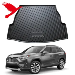 Auto Innen Boot Pad Teppich Stamm Cargo-Liner Stamm Matte Custom Fit Stamm Boden Matte Schwarz 1PC Für Toyota RAV4 (XA50) 2019-2020