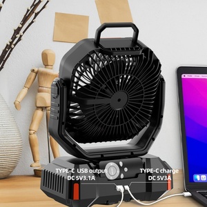 40000mAh Rechargeable Remote-controlled LED <b>Light</b> Charging USB Four-Speed <b>Boxed</b> Camping Fan - Product Image 2