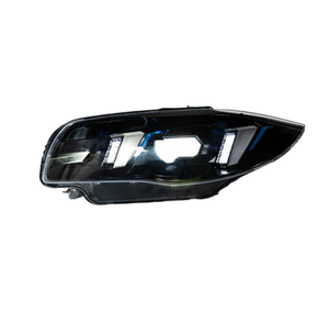 Gruppo Fari per <span class=keywords><strong>BMW</strong></span> <span class=keywords><strong>Serie</strong></span> <span class=keywords><strong>1</strong></span> 2004-2011 <span class=keywords><strong>E87</strong></span>, Modificato con Proiettore LED Laser, Luci Diurne a Forma di Dente di Lupo, Indicatori di Direzione - Product Image 3
