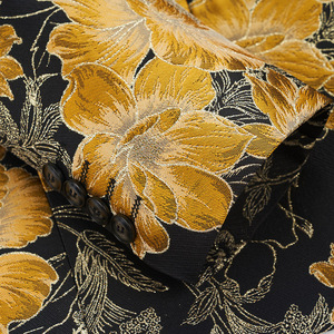 <span class=keywords><strong>Blazer</strong></span> de Costume <span class=keywords><strong>Homme</strong></span> Chic à <span class=keywords><strong>Bouton</strong></span> Unique, Imprimé Floral 3D, Style Décontracté et Habillé pour Mariage - Vente en Gros - Product Image 6