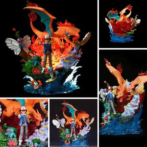 Statuette d'Azione Pokémon in PVC con Illuminazione, Modelli Giocattolo Charizard Gengar Eevee per Collezionisti e Rivenditori - Product Image 6