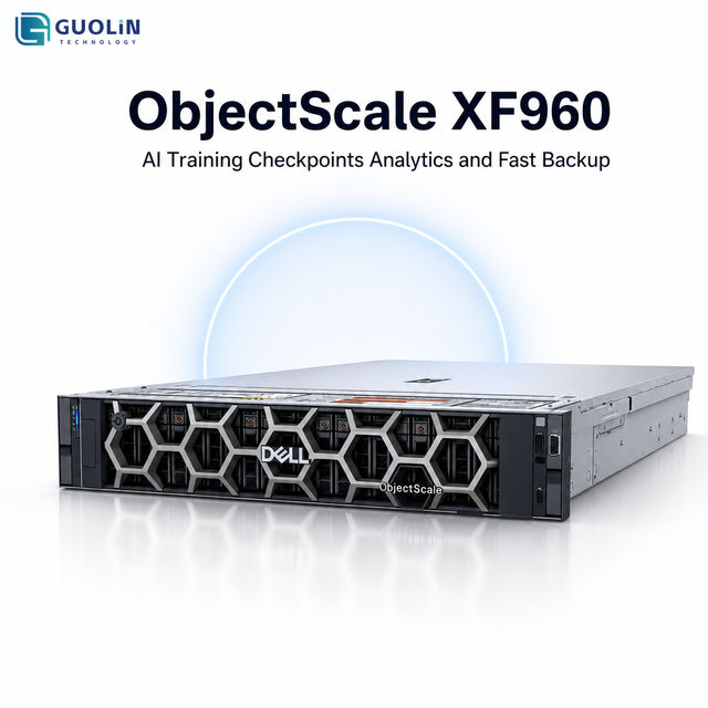 ObjectScale XF960 All Flash Object Storage Appliance S3 Compatible for AI Training Checkpoint High Performance Unstructured Data