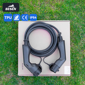 BESEN meilleur prix EVSE cordon de charge 16A 1phase <span class=keywords><strong>Type</strong></span> <span class=keywords><strong>2</strong></span> à <span class=keywords><strong>Type</strong></span> <span class=keywords><strong>2</strong></span> TPU EN Standard haute sécurité EV <span class=keywords><strong>Wallbox</strong></span> <span class=keywords><strong>câble</strong></span> de chargeur - Product Image 3
