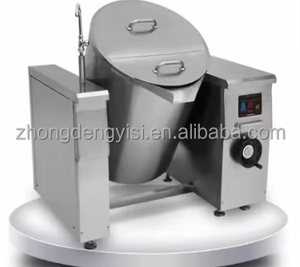 Marmite industrielle à agitation en acier inoxydable de 50 à 500 L, grande capacité, avec agitateur, machine de cuisson automatique - Product Image 2