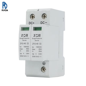 DC SPD T2 2P1000V อุปกรณ์ป้องกันไฟกระชากแบบโฟโตโวลตาอิก สวิตช์ป้องกันฟ้าผ่าอัจฉริยะแบบรอง แรงดันไฟฟ้า 1000V - Product Image 1