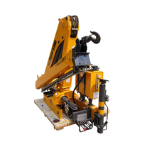 Grue de camion articulée hydraulique Xinfeigong de 3,2 tonnes avec télécommande sans fil, hauteur de levage de 7,9 m, moment de charge élevé
