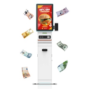 Quiosco de Pago Autoservicio USW, Cambio de Divisas Inteligente, Cajero Automático Bancario, Depósito y Retiro de Efectivo, Quiosco con Impresora y NFC - Product Image 1