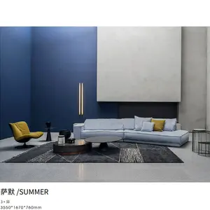 Harga Murah Furnitur Ruang Tamu Beludru Modern Sofa Ruang Tamu Hitam Sanding Logam Kaki Sofa Penerimaan