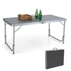 Venta caliente Muebles de exterior Metal Hierro Portátil Cómodo <span class=keywords><strong>Plegable</strong></span> Lona <span class=keywords><strong>económica</strong></span> Compacto Mini <span class=keywords><strong>Mesa</strong></span> al aire libre para la venta - Product Image 2