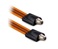 F Connecteur Fenêtre Câble Plat avec super mince conducteur en cuivre