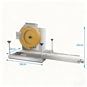 Machine à rouler la pâte à pizza entièrement automatique à moteur, en acier inoxydable de qualité alimentaire, grande capacité, pour la fabrication de céréales agricoles, garantie 1 an - Product Image 5