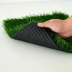 Artificial grass for Football soccer field outdoor play carpet natural synthetic turf and Fence for Football Field Futsal Court