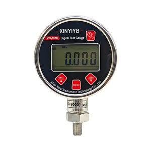 디지털 LCD 디스플레이 유압 압력 게이지 압력계 저렴한 가격 진공 압력 게이지 - Product Image 1