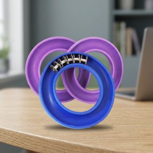 AA0231 Anillo para soporte de bobina |   Anillo de Silicona para Guardar Bobinas para Máquinas de Coser, Estilo Simple y Duradero, Color Morado y Azul - Product Image 1
