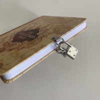 Vente en gros de Journal à verrou personnalisé, carnet de Journal avec stylo à encre invisible Marauders