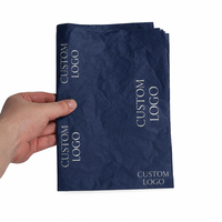 Papier d'emballage 17g avec logo personnalisé imprimé, papier de soie pour emballer les vêtements, les chaussures et les cadeaux