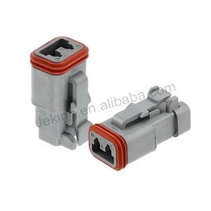 Connecteurs automobiles Jeking DT DT06-2S, fiche mâle, terminaison à sertir, câble de calibre 20-14 AWG, montage sur câble - Product Image 6