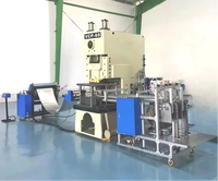 Machine de poinçonnage entièrement automatique pour barquettes et plats en aluminium, machine de fabrication de contenants en aluminium pour l'emballage alimentaire à emporter