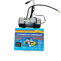 Super Power 180W 12V DC Dual Cylinder ABS Material Tire Inflator for SUVs