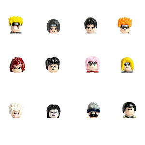 Set de Bloques de Construcción con Temática de <span class=keywords><strong>Anime</strong></span> Ninja, con Figuras de Guerreros y Escena de Pueblo, Juguete de Ensamblaje para Regalo de Cumpleaños - Product Image 1