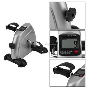 Mini vélo d'exercice avec écran LCD, pédalier d'exercice sous le bureau, cycle d'exercice pour les <span class=keywords><strong>bras</strong></span> et les jambes, pédalier de pied, marchepied - Product Image 4