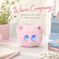 Nouvel Ours en Peluche Intelligent IA 2026 : Compagnon Interactif pour Enfants, Bureaux et Cadeaux (Yeux Bleus)