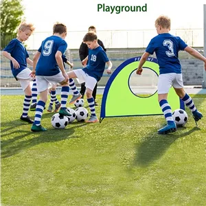 Rede de gol de futebol portátil dobrável para crianças, rede de gol de futebol portátil para crianças, ideal para jogar ao ar livre e indoor