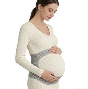 เข็มขัดพยุงครรภ์ RUNYI ผลิตจากถ่านไม้ไผ่สีเทา ระบายอากาศได้ดี ช่วยบรรเทาอาการปวดหลังและปวดท้องสำหรับคุณแม่ตั้งครรภ์ - Product Image 1