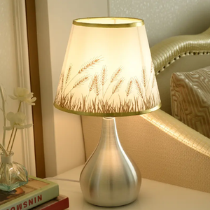 Wholesale Home Decor Bedside Bedroom Fabric Nordic Modern Study Dining Smart Small Table <b>Lamp</b> - Product Image 5