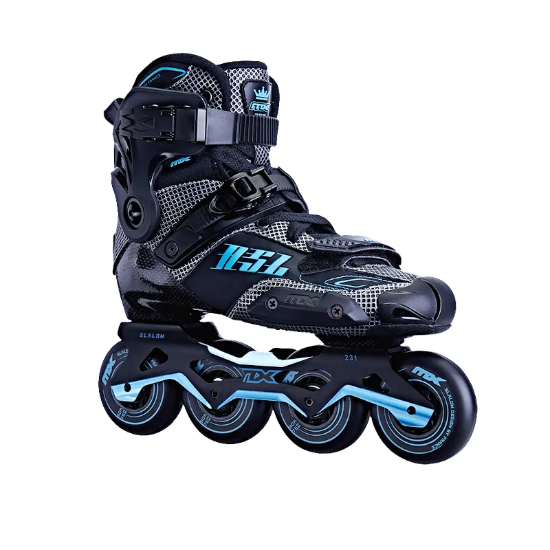 Draagbare Vloer Hard-Boot Inline Rolschaatsen Professionele 4 Wielen Inline Skate Schoenen Voor Volwassenen