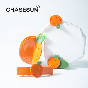 Chasesun Orange Hair <b>Clips</b> 5.5cm Plastic Fruit Design Daily Wear - Product Image 1