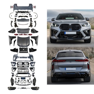 Kit de Carrocería 2024 F96 X6M para BMW X6 F16, Modificación y Mejora de Automóviles 2015-2019, Parachoques Delantero y Trasero, Faldones Laterales, Capó, Faros Delanteros - Product Image 1