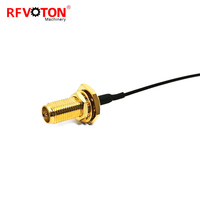 Câble RF SMA vers UFL, Câble d'extension RP-SMA vers U.F.L, Pigtail 1.13 1.37, Câble RF 10cm 15cm Personnalisé