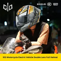 Casque intégral FOMOKER pour homme et femme, toutes saisons, nouveau modèle 933, sécurité certifiée 3C, matériau ABS, libération rapide pour motos électriques