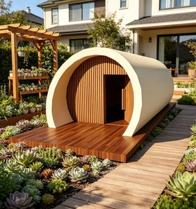 Casa Modular Curva Prefabricada de Hormigón, Impermeable y Resistente a Desastres, Edificio Prefabricado para Jardín / Casa Domo - Product Image 3
