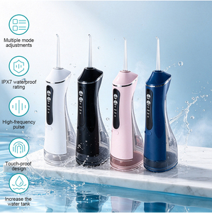 <span class=keywords><strong>Irrigador</strong></span> Bucal Portátil, 260 ml, Impermeable IPX7, 3 Modos, 4 Boquillas, Rotación de 360°, Limpiador Dental, Recargable por USB, OEM - Product Image 1